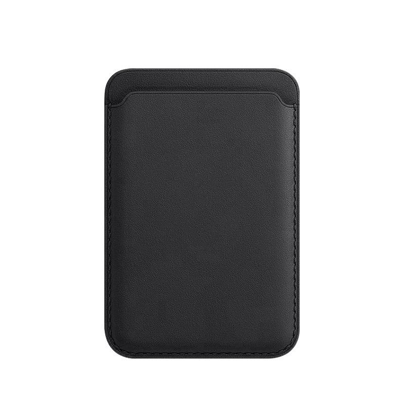 Pour étui portefeuille magnétique luxueux en cuir compatible MagSafe pour iPhone 14 Pro Max, 13, 12 - Accessoires d'adsorption et protection de téléphone.